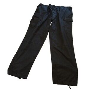 Propper Cargo Pants Mens 2XL/R Black Tactical Utility Workwear Trousers Ripstop